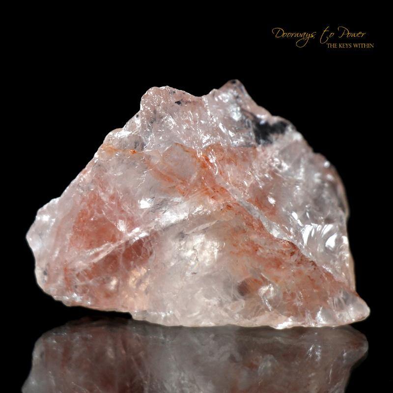 Pink Fire Azeztulite Quartz Crystal - Doorways to Power