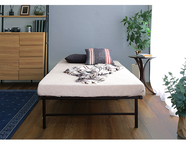 4つ折り 折りたたみパイプベッド Vierte フィルテ - 家具専門店どあど