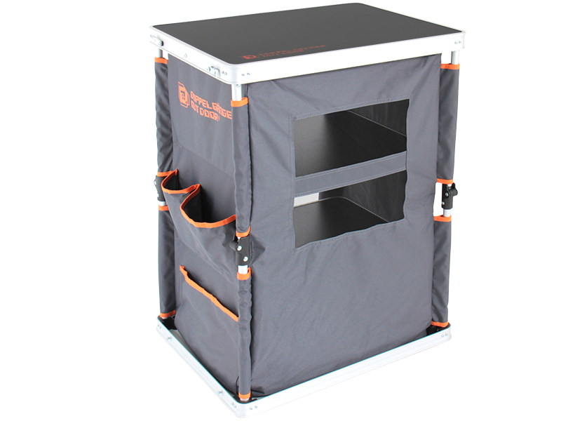 販売終了】マルチキッチンテーブル（ブラック/オレンジ） - DOD