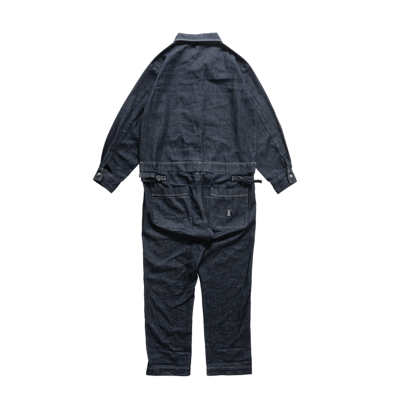 ツナギインザワイルド（グレージュ/インディゴネイビー）AL121-BG/NV-F