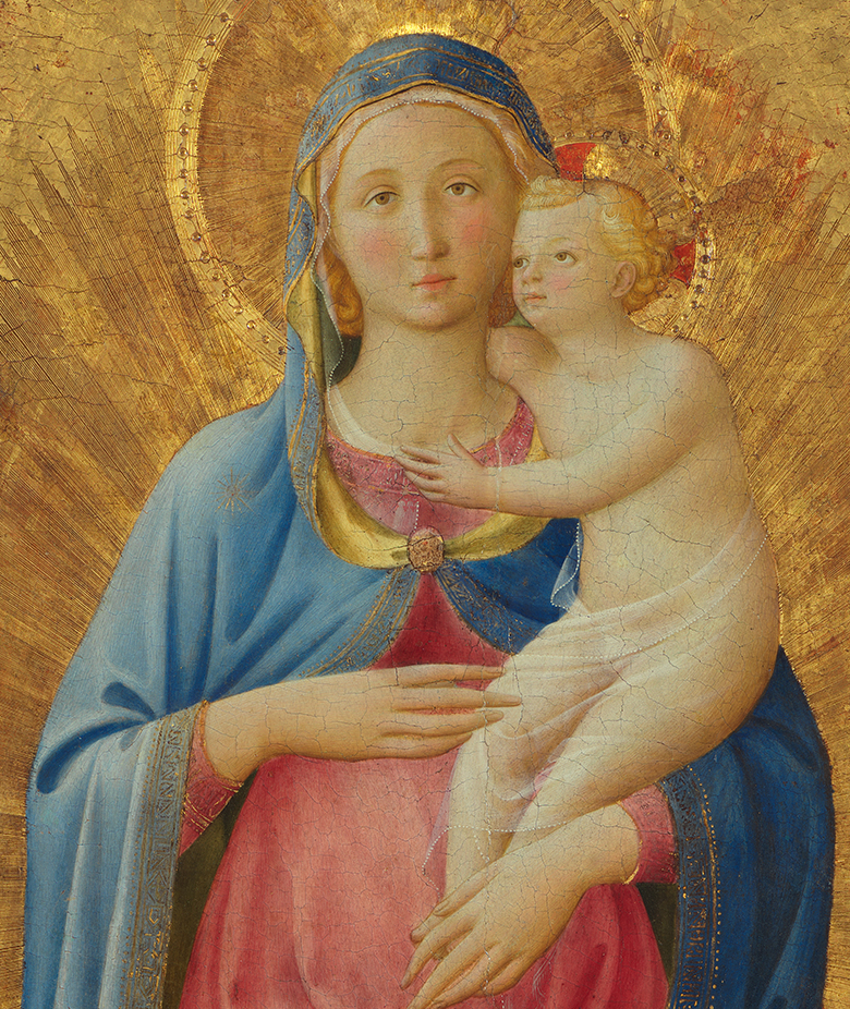 Madonna and Child Enthroned with Angels by Beato Angelico