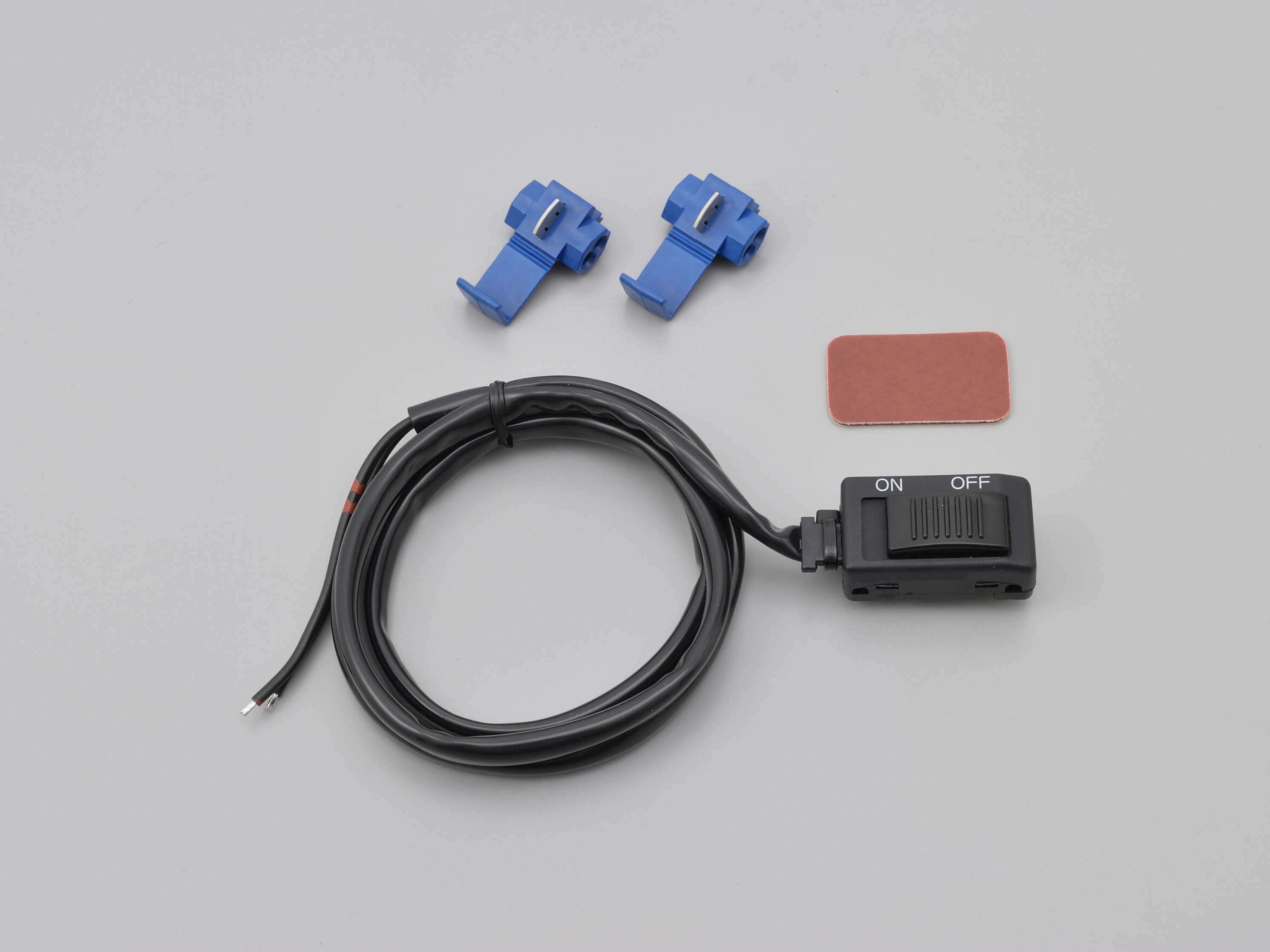 ON/OFFスイッチ フラットフェイスタイプ ブラック｜株式会社デイトナ