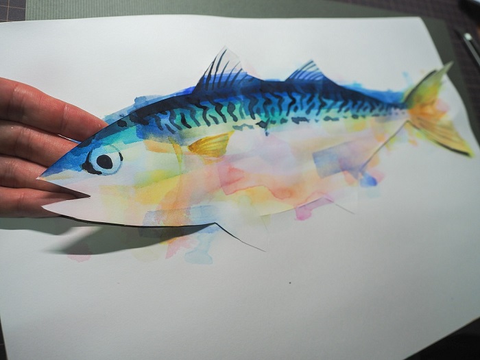 魚譜画家・長嶋祐成さんの ワークショップ「おさかなを描く」【大地を