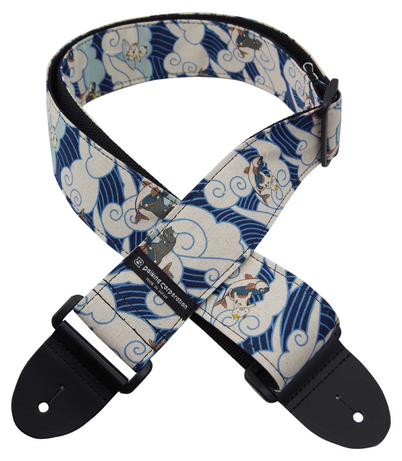 BLOGギターストラップ新製品”波乗り猫2024″ | Daiking Corporation Website