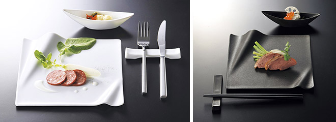 Daiichi F&L / スクエアープレート ピュアホワイト | ネプチューン