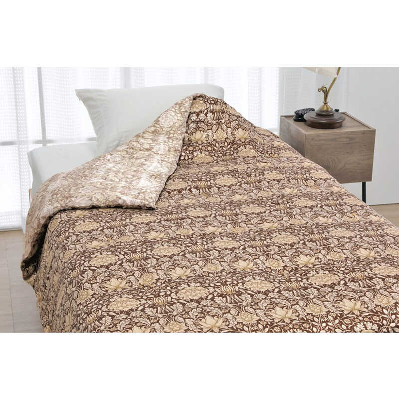 V＆A真綿肌掛けふとんシングル【ブラウン】｜大丸松坂屋オンライン