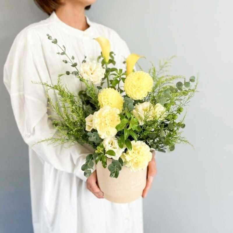 フォーマルギフト フラワーアレンジメント 黄色系｜大丸松坂屋