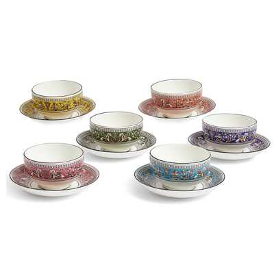 フロレンティーン ティーボウル＆ソーサー6色セット｜大丸松坂屋