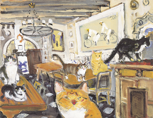 久下貴史 原画版画展 ～マンハッタナーズの猫たち～ 【大丸神戸店】