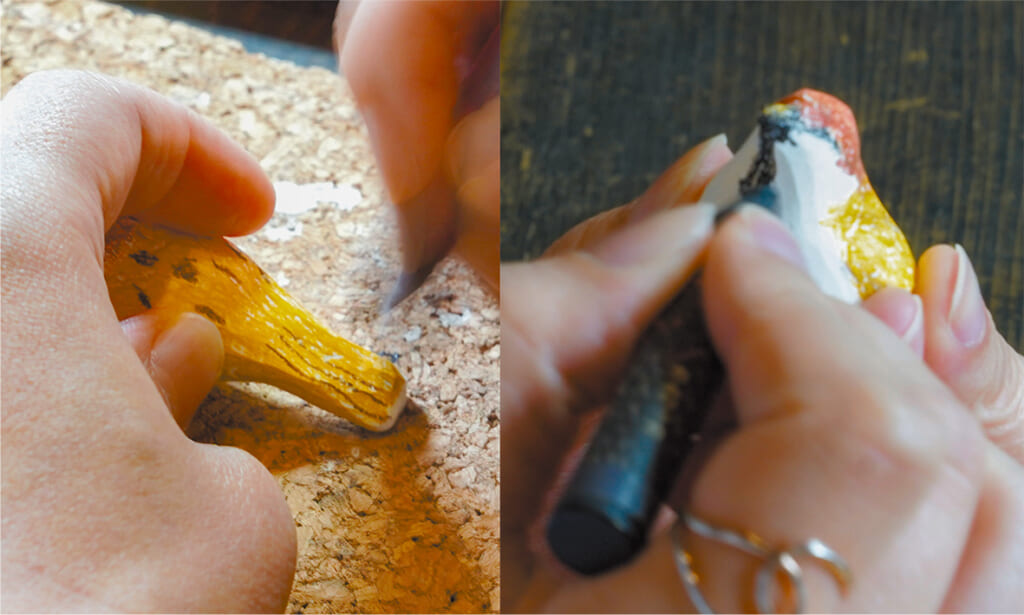 chou chou6月号 Pickup】スズメを知ろう！ 鳥曇で野鳥の彫刻絵付け