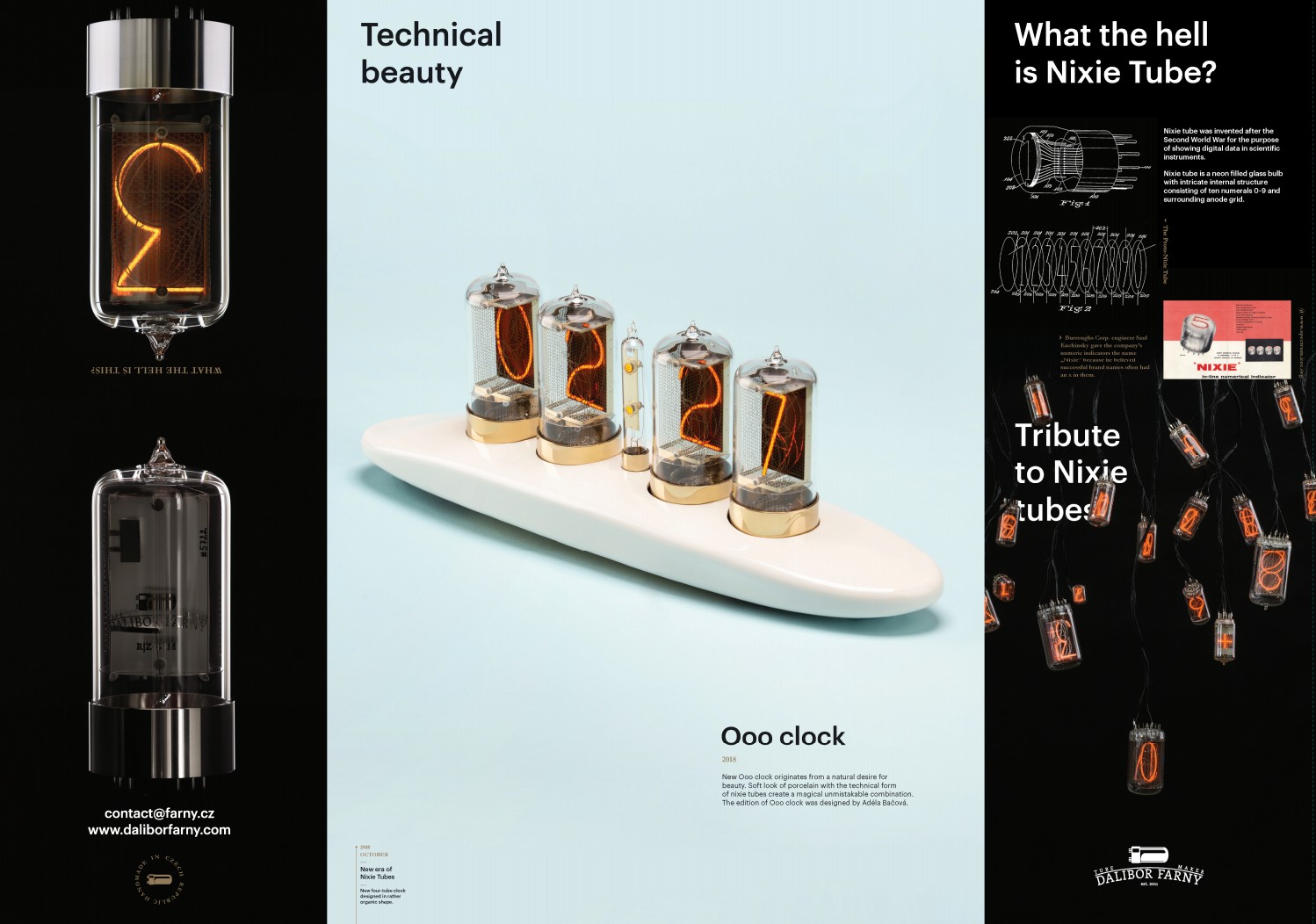 Oct|2018 – Designblok, Puri Nixie clock – Dalibor Farny