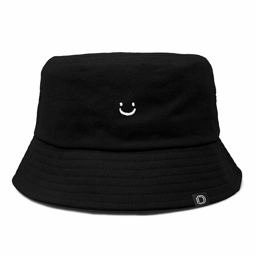 Dalix Lil Smile Cotton Bucket Hat Lightweight Outdoor Travel Beach