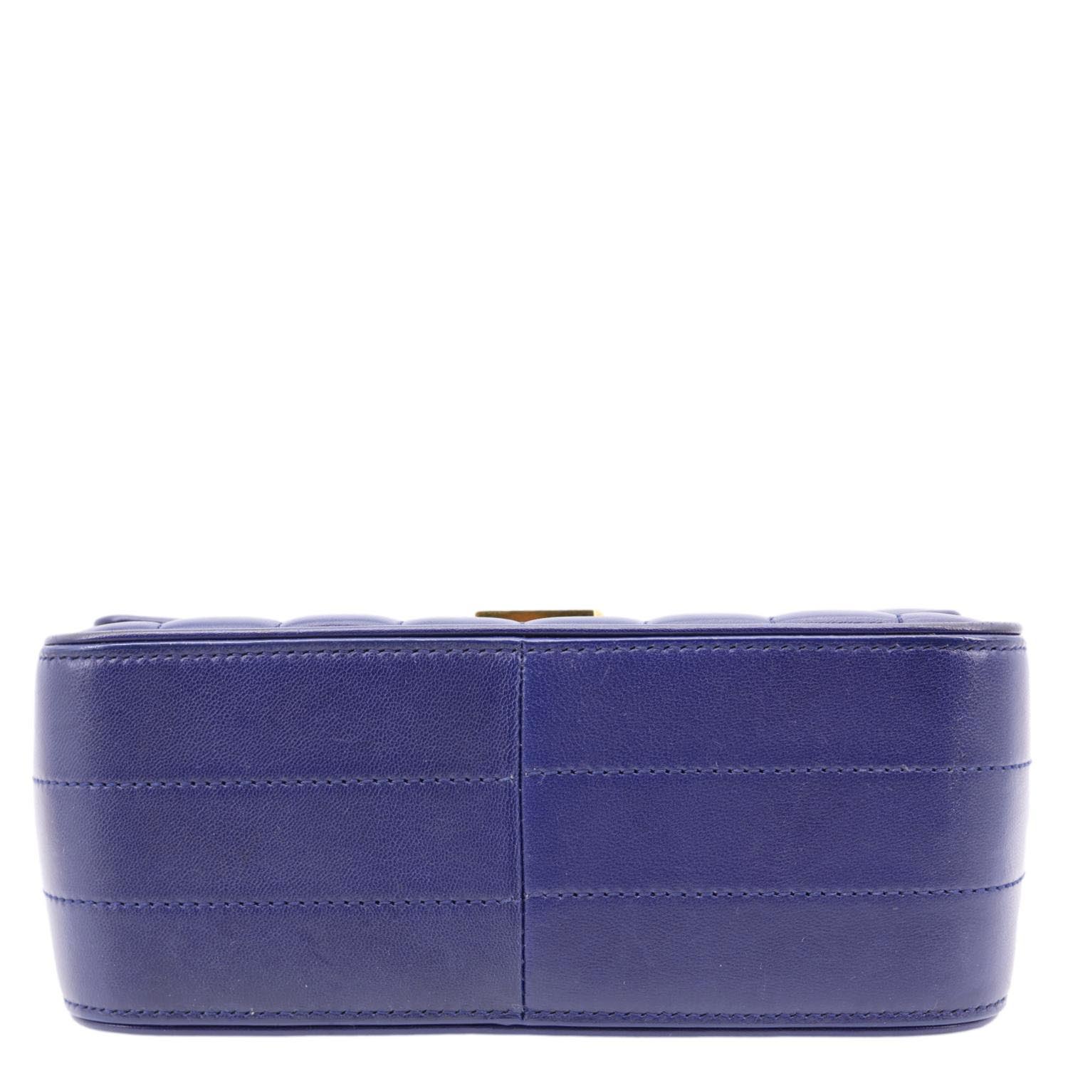 YVES SAINT LAURENT Vicky Medium Matelasse Lambskin Chain Crossbody Bag