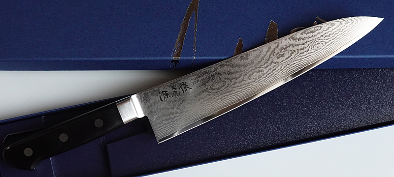 牛刀包丁を各種ご紹介。レアなダマスカス、鍛造ものもあります。