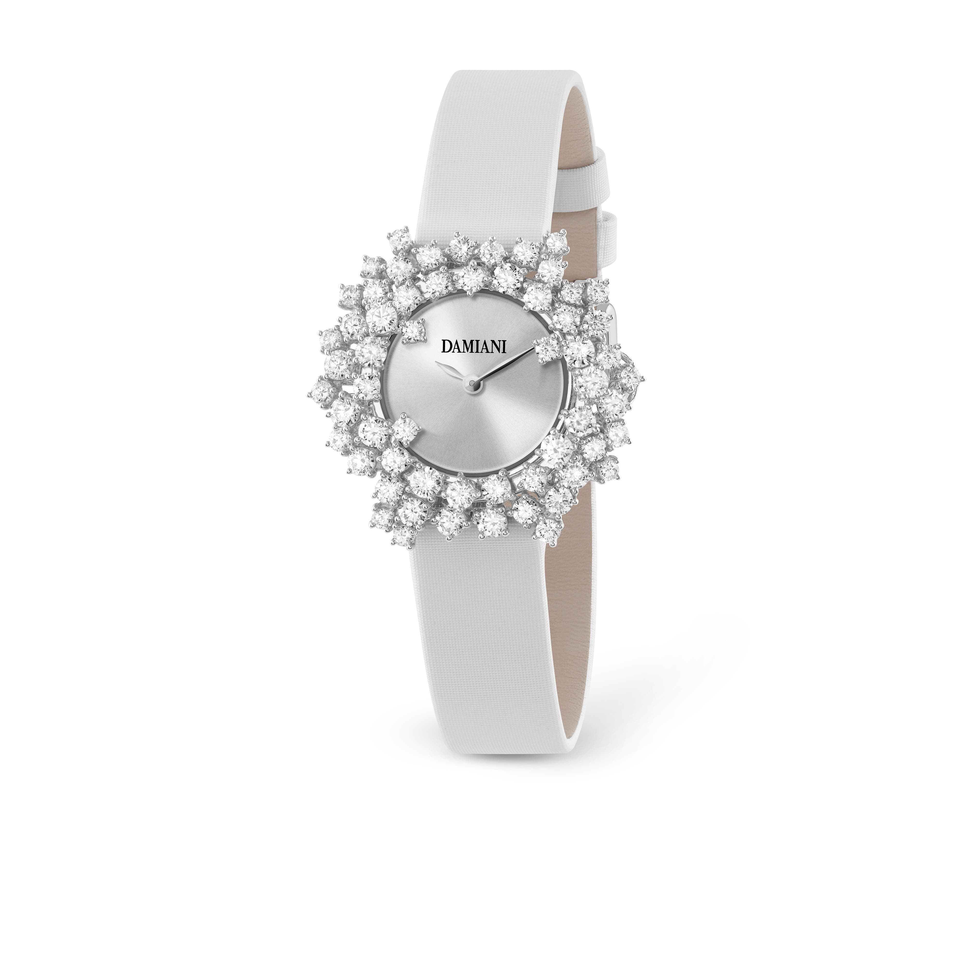 ホワイトゴールドとダイヤモンド ウォッチ - Damiani MIMOSA