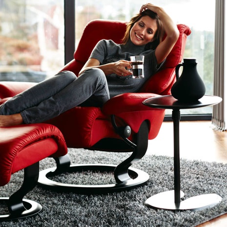 Living: Stressless Ellipse Table
