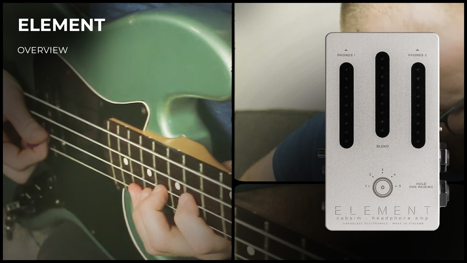 Element Cabsim Headphone Amp – Darkglass