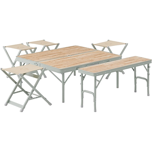 LOGOS Life ベンチテーブルセット6 LOGOS ロゴスのレンタル | LOGOS