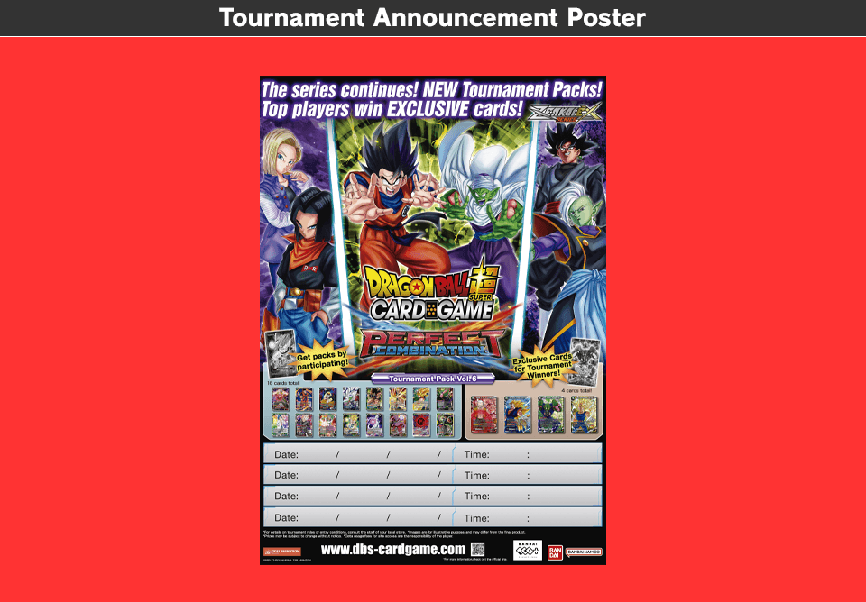 Store Tournament - EVENT | DRAGON BALL SUPER CARD GAME