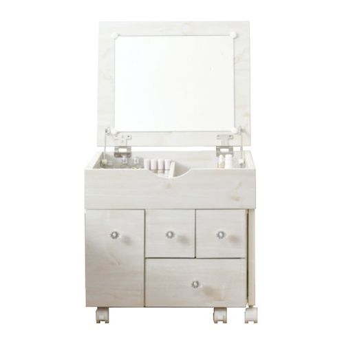 LILY(リリィ) 伸縮ドレッサー MJ-002WH JK-PLAN ドレッサー ホワイト