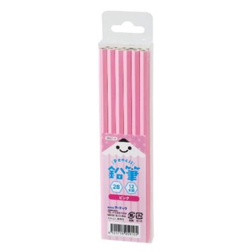 鉛筆2B(12本組)ピンク 5910 アーテック 鉛筆 | ホームセンター通販は