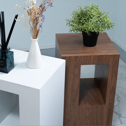 サイドテーブル CEL-70WAL セル 木製テーブル ウォールナット