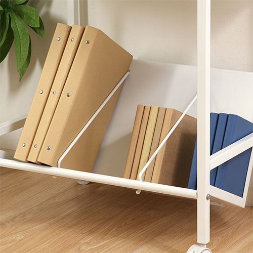 ファイルワゴン1段 83984 不二貿易 スチール整理棚（ミニラック