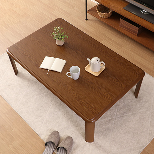 軽量継脚折り畳み座卓 幅120×奥行75cm 10038 不二貿易 座卓