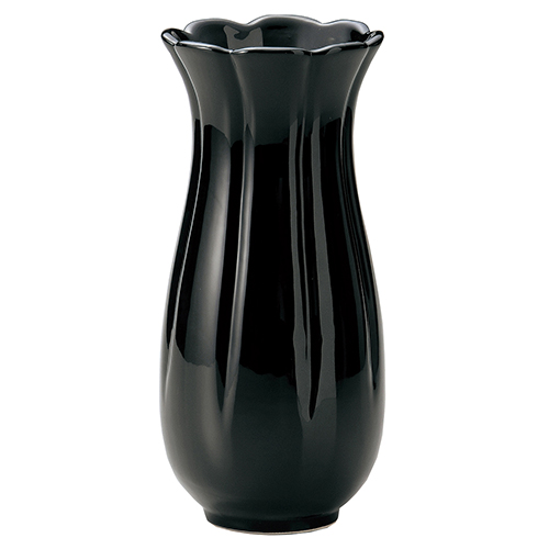 モノクロームフラワーベース 006-C-BK グリーンハウス 園芸小物・置物