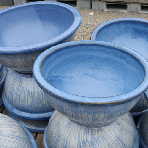 睡蓮鉢 IBL-04 NXstyle(ネクスタイル) 化粧鉢 高さ約16直径約35cm