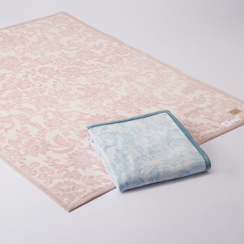 ダクロン毛布 シェリー シングル サックス 35018 山甚物産 化繊毛布