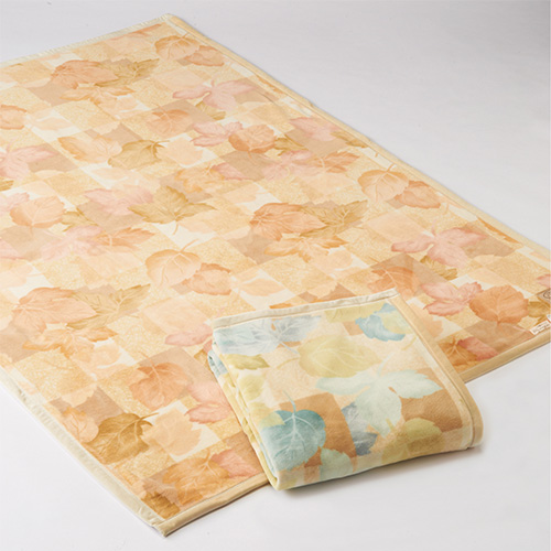 ダクロン毛布 ステーシア シングル オレンジ 33004 山甚物産 化繊毛布