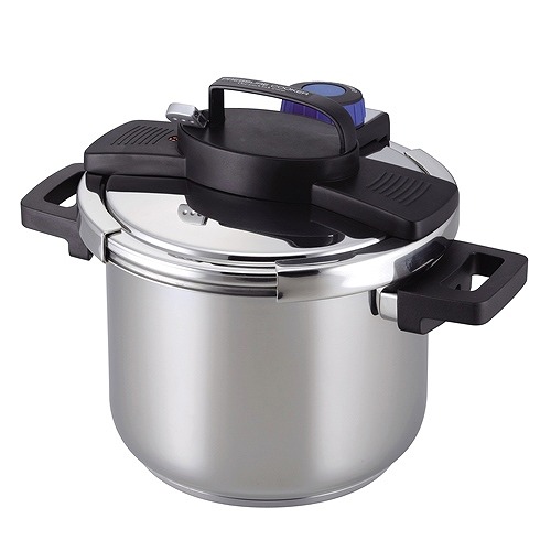 3層底ワンタッチレバー圧力鍋 5．5L H-5389 パール金属（株） 圧力