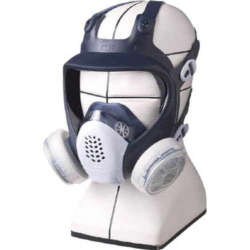 直結式小型全面形防毒マスク GM185CM シゲマツ 防護マスク