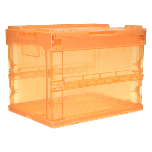 スケルコンオリコン20L（蓋付） TRSC20_8000OR TRUSCO 折りたたみ