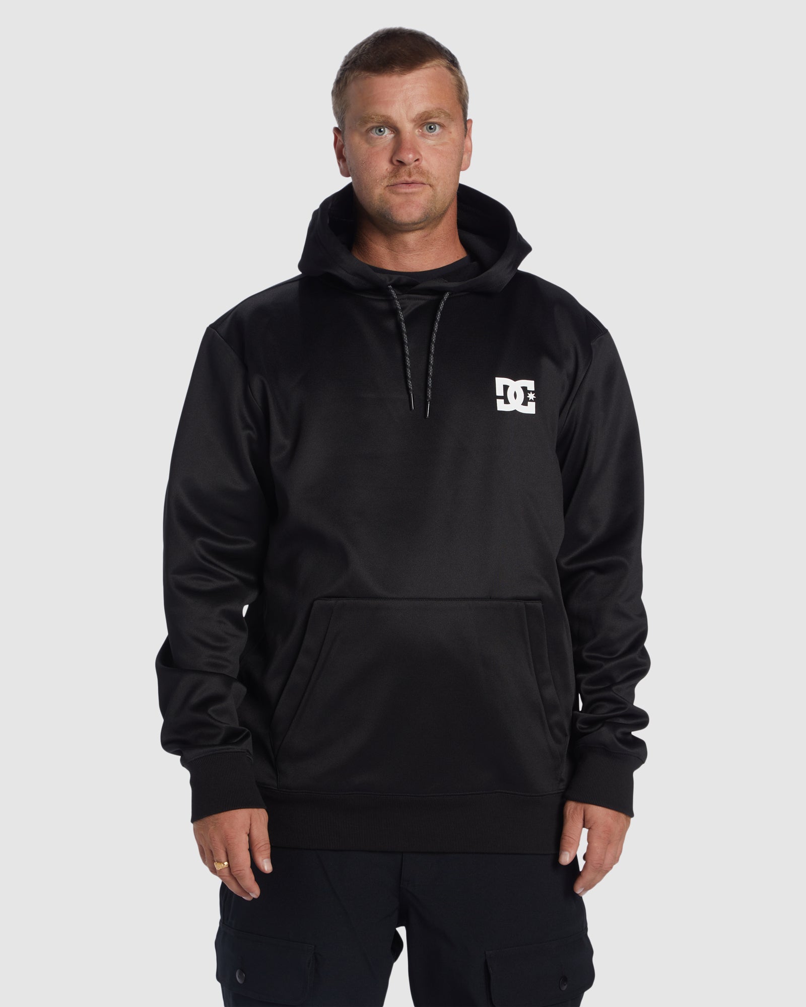 Mens Twisted Fleece Top - BLACK / S | DC Shoes