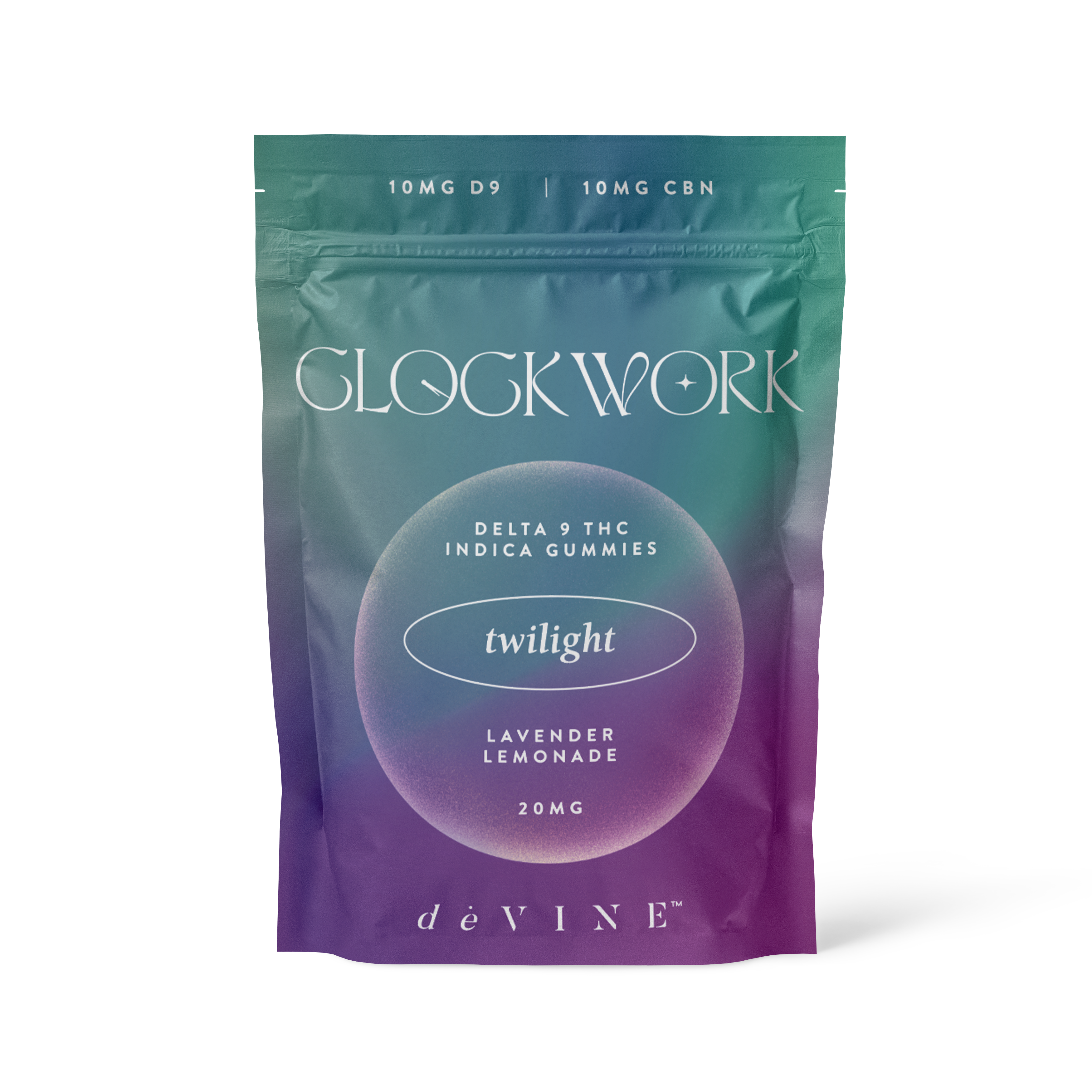 Clockwork First Light Sativa Delta-9 THC Gummies | deVINE Wellness