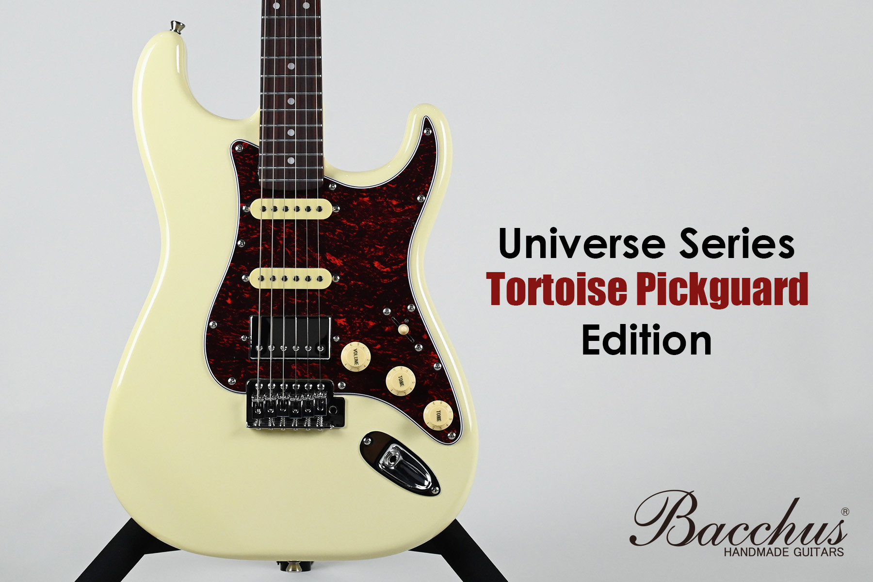 定番機種にべっ甲柄ピックガードを組合せたスポット生産モデルが登場