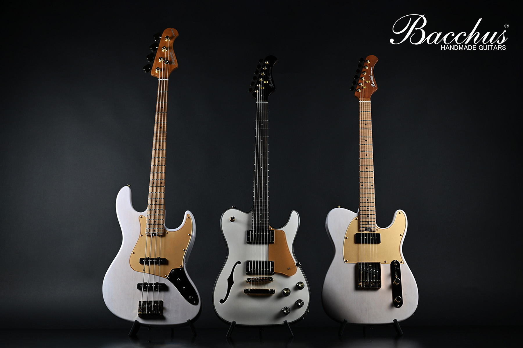 スノーホワイト×ゴールドパーツを組み合わせた新製品が登場【Bacchus