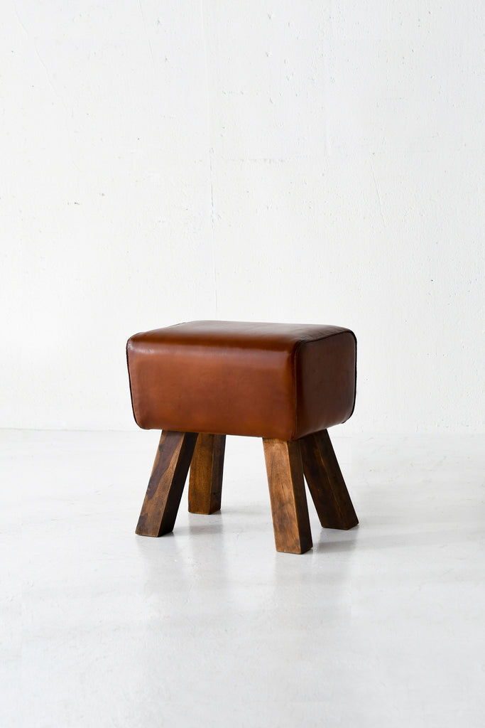 GOAT Gymnastic Leather Stool ジムスツール ヴィンテージレザー