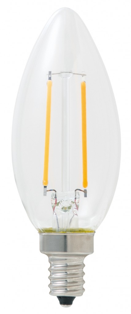 シャンデリア形LED電球 LDC2LC25WE12T2 | LED電球 | 東京メタル工業