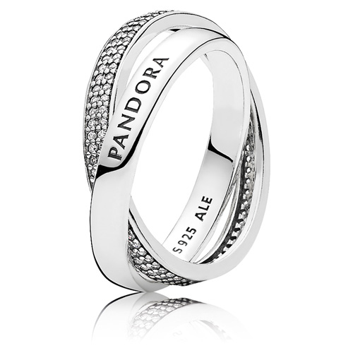 Retired Pandora Promise Ring :: Ring Stories 196547CZ