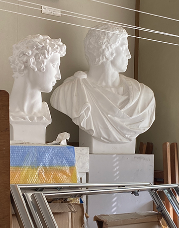 投稿デッサン添削「石膏像(ブルータス)のデッサン」