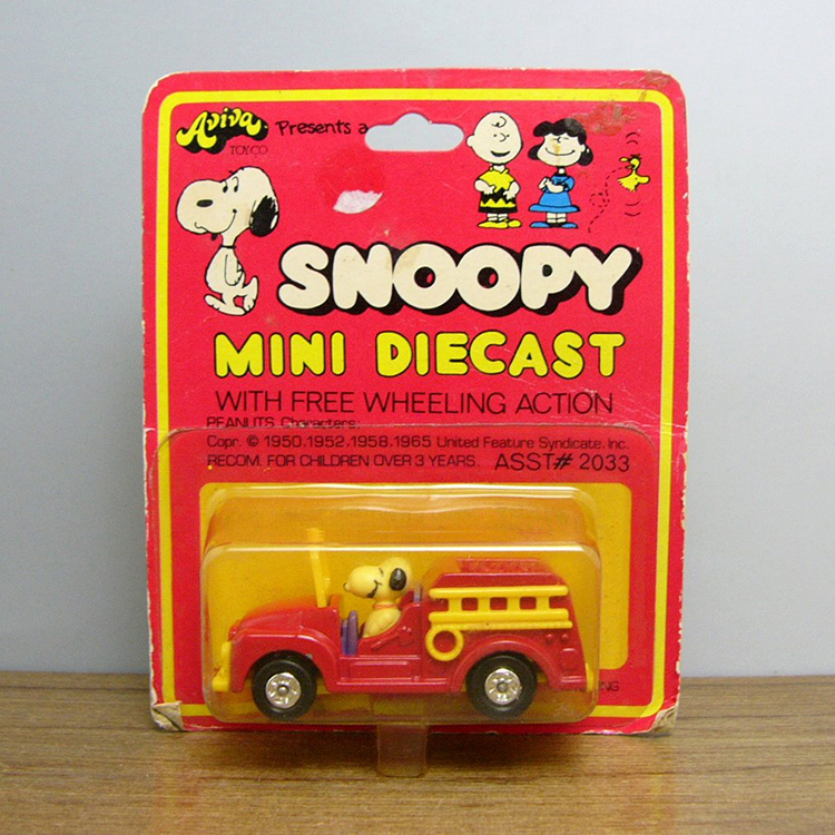 アビバ☆ミニダイキャスト スヌーピー☆DEALERSHIP