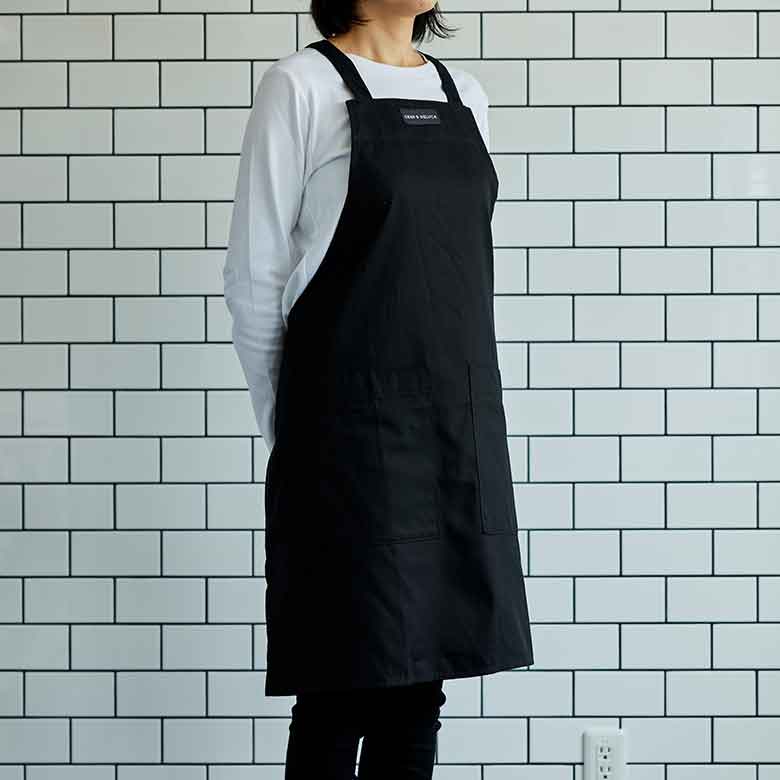 DEAN & DELUCA フルエプロン ブラック | DEAN & DELUCA【公式】