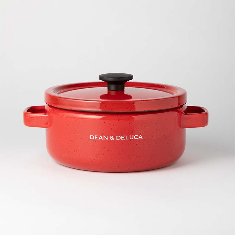 数量限定＞ホーロー鍋 黒クリンカーRed 20cm| DEAN & DELUCA【公式】