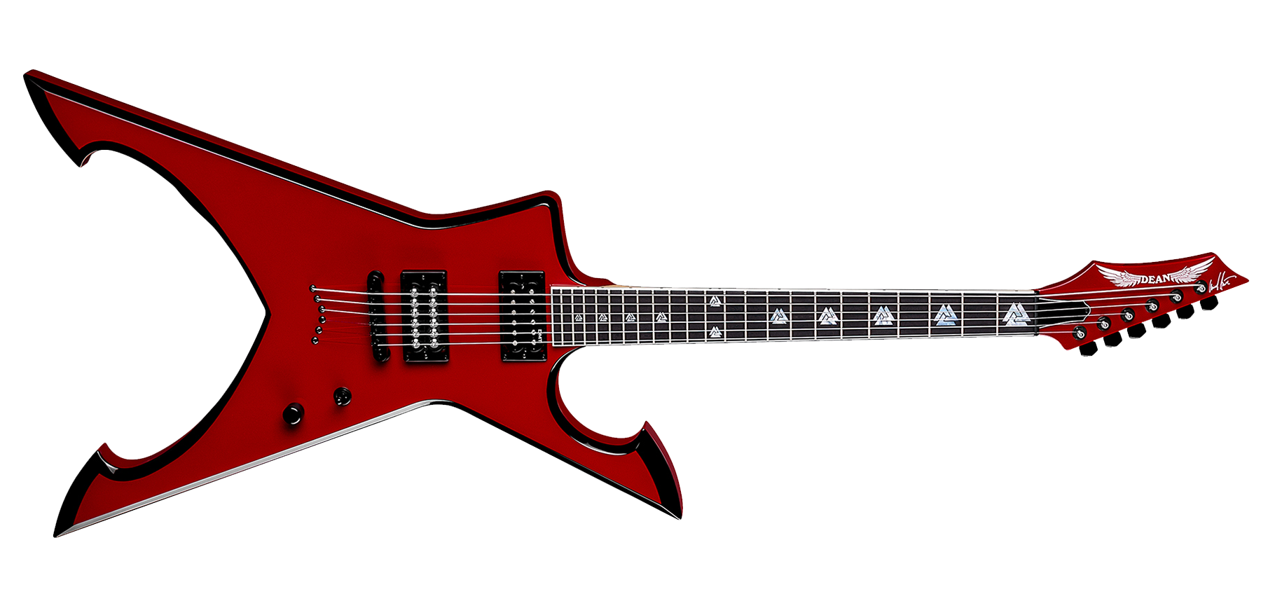 Michael Amott Wraith Blood Red w/Case | Dean Guitars