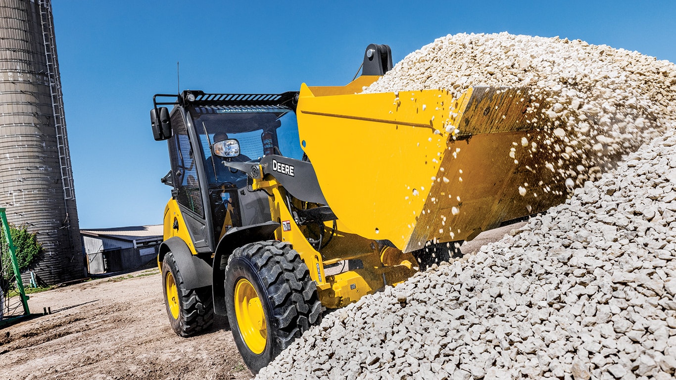 Think Big, Run Small with Compact Wheel Loaders