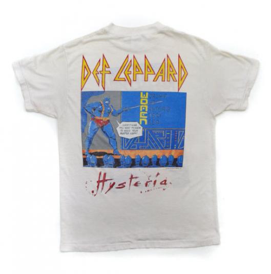 Vintage 80s Def Leppard and The Women of Doom! T Shirt Sz L | Defunkd