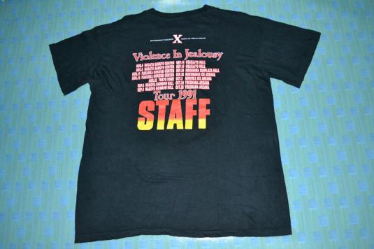Vintage 1991 X JAPAN Violence In Jealousy Tour Promo T-shirt | Defunkd